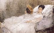 Berthe Morisot Portrait of Mrs Hubade France oil painting artist